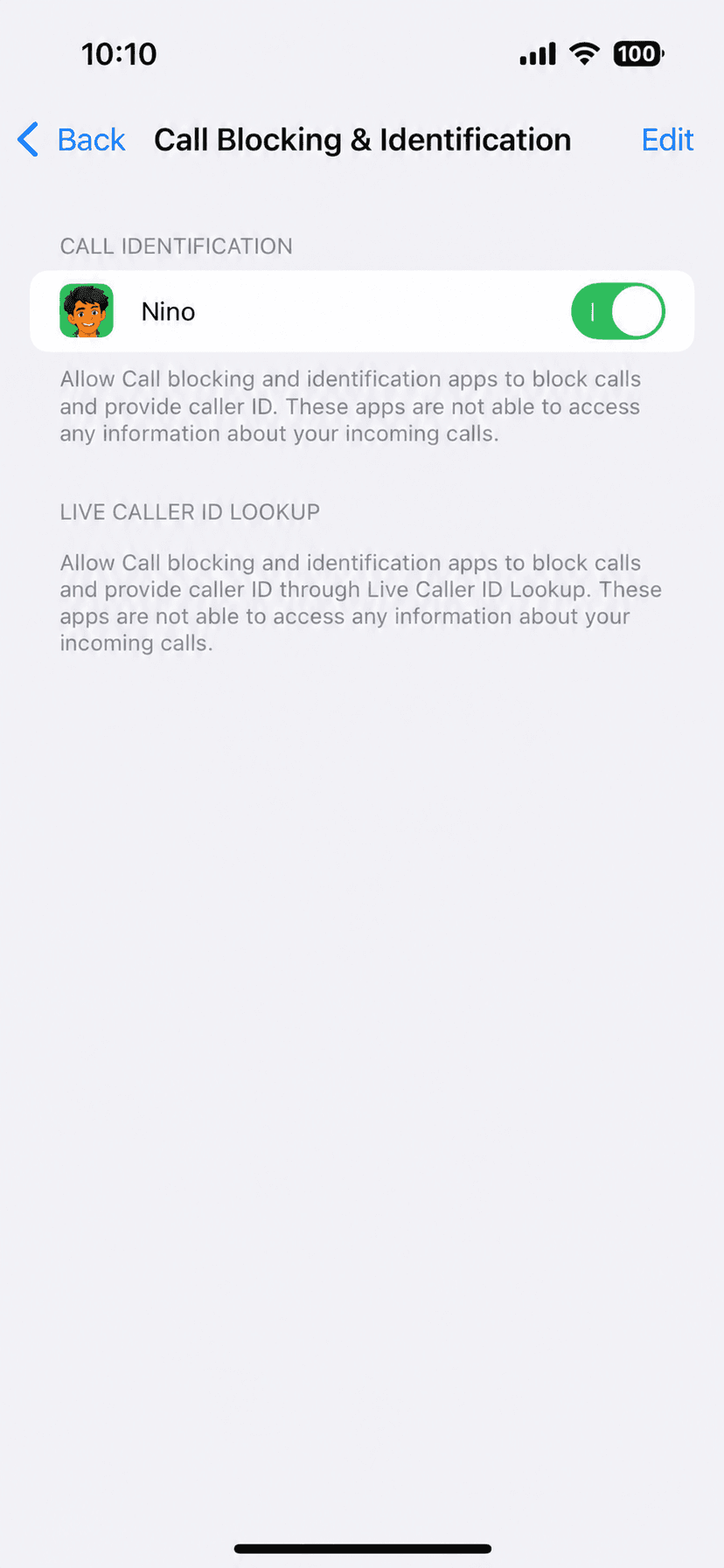 Call ID